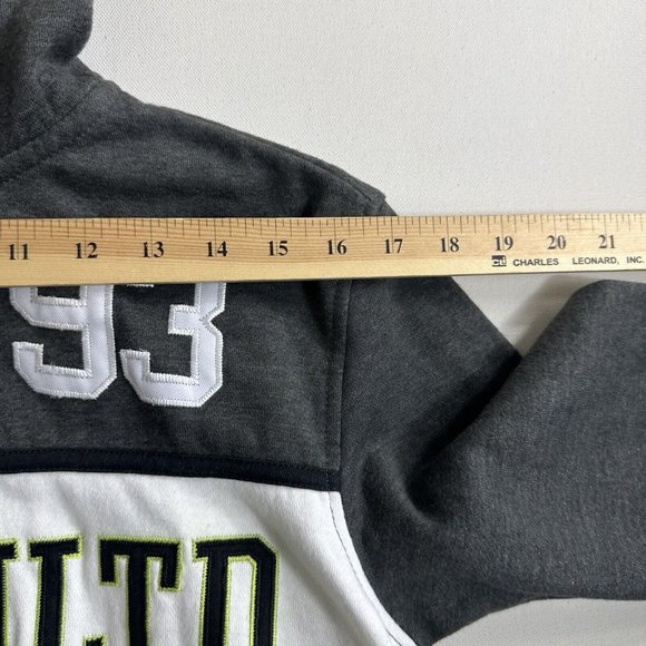 Vintage Ecko UNLTD Hoodie Mens XS‎ Gray Spell Out Logo Full Zip Y2K Casual - Picture 6 of 9